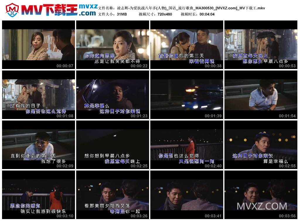 凌志辉-为爱抗战八年多(人物)_国语_流行歌曲_MA300530